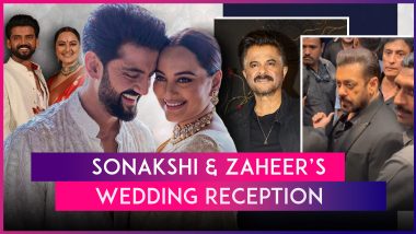 Sonakshi Sinha Marries Zaheer Iqbal! Salman Khan, Rekha & Other Celebs Grace the Couple’s Wedding Reception