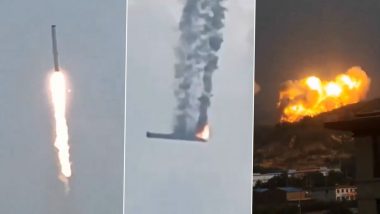 China Rocket Crash: Chinese Rocket of Space Pioneer Accidentally Takes Off During Static Fire Test of Tianlong-3, Crashes Into Mountain; Video Surfaces