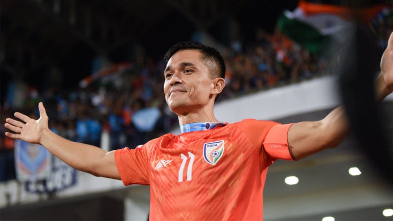 Sunil Chhetri Last Match: India vs Kuwait Football Match Timing, Live Streaming and Telecast Details As Indian Captain Makes His Final International Appearance