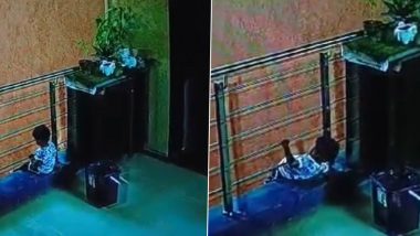 Surat Shocker: Two-Year-Old Boy Dies After Falling From 7th-Floor Balcony at Shripad Celebrations Society in Pal, CCTV Video Surfaces (Viewer Discretion Advised)