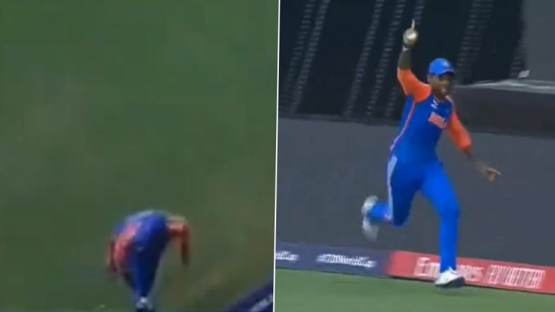 Suryakumar Yadav Catch Video: Watch SKY Take Sensational Match-Winning Juggling Grab Near Boundary Line to Dismiss David Miller During IND vs SA T20 World Cup 2024 Final