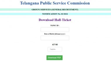 Hall Ticket for TSPSC Group 1 Services Preliminary Examination Released at tspsc.gov.in