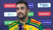 Tabraiz Shamsi Wins Man of the Match Award in South Africa vs Nepal ICC T20 World Cup 2024 Group D Match