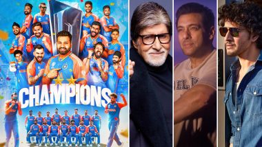 Team India Wins T20 World Cup 2024: Amitabh Bachchan, Salman Khan, Mahesh Babu and More Celebrities Congratulate the ‘Men in Blue’