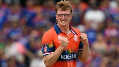 Tim Pringle Wins Man of the Match Award in Netherlands vs Nepal ICC T20 World Cup 2024 Group D Match  has context menu