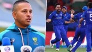 Usman Khawaja Lauds Afghanistan After Their Historic Win Over Australia in T20 World Cup 2024, Writes &lsquo;So Sad We Can&rsquo;t See You All Play in Australia&rsquo; (See Post)