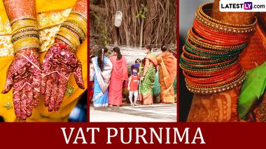 Vat Purnima Vrat 2024 Wishes and Images: WhatsApp Status Messages, Greetings, HD Wallpapers and SMS To Share on the Auspicious Day