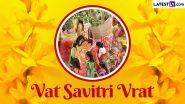 Vat Savitri Vrat 2024 Wishes: WhatsApp Stickers, GIF Images, HD Wallpapers and SMS for the Auspicious Day