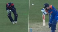 Virat Kohli Wicket Video: Watch Saurabh Netravalkar Dismiss Star Indian Batsman For Golden Duck During IND vs USA ICC T20 World Cup 2024 Match