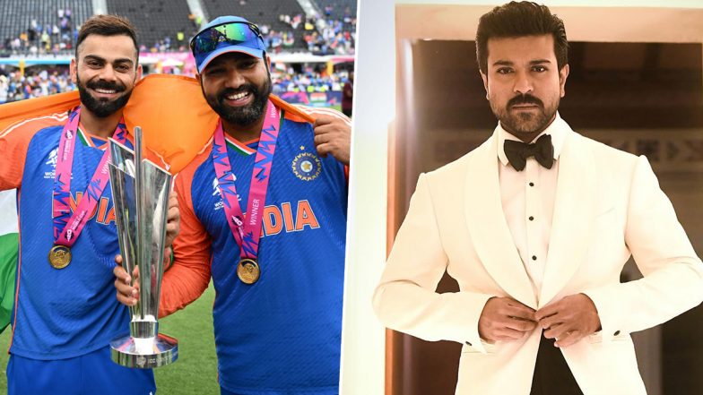 Ram Charan Celebrates Team India’s T20 World Cup 2024 Victory! Actor Praises Virat Kohli, Rohit Sharma and Team for Creating a Memorable Win