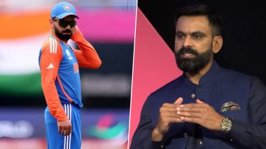 Former Pakistan Team Director Mohammad Hafeez Lauds Virat Kohli's Fitness Standards Ahead of IND vs PAK ICC Men's T20 World Cup 2024 Match, Video Goes Viral