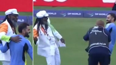 Virat Kohli Reunites With Ex-RCB Teammate Chris Gayle Ahead of IND vs PAK ICC T20 World Cup 2024 Match in New York, Video Goes Viral