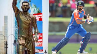 Virat Kohli’s Statue Unveiled at New York’s Times Square? Promotional Video of Indian Batsman’s ‘Larger-Than-Life’ Figure Goes Viral, Fans Ask ‘Is It Real?’