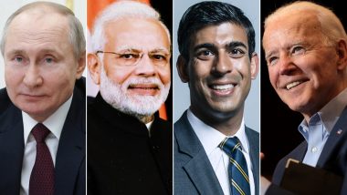 Lok Sabha Elections Results 2024: Vladimir Putin, Rishi Sunak and Joe Biden Among 75 World Leaders Who Congratulated Narendra Modi on Victory