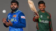 BAN 113/8 in 17.4 Overs | Sri Lanka vs Bangladesh Live Score Updates of ICC T20 World Cup 2024: Nuwan Thushara Dismisses Taskin Ahmed