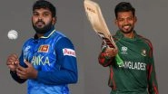 BAN Win by Two Wickets | Sri Lanka vs Bangladesh Highlights of ICC T20 World Cup 2024: Rishad Hossain, Towhid Hridoy, Mustafizur Rahman Help the Tigers Register Comprehensive Win