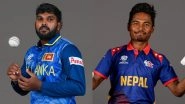 Sri Lanka vs Nepal Highlights of ICC T20 World Cup 2024: Match Abandoned Due to Heavy Rain in Florida