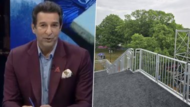 New York Weather Update: Wasim Akram Shares Live Visuals Ahead of India Vs Pakistan ICC T20 World Cup 2024 Match at Nassau County International Cricket Stadium