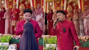 'Paas Aao Gale Se Laga Lo,' Viral Video of Indonesian Singer Performing 'Duet' at Wedding Leaves Internet ROFLing Hard, No One Wants to Miss 'Aishwarya's' Entry