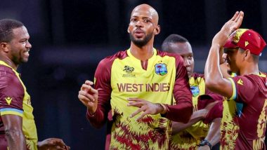 West Indies Beat USA by Nine Wickets in ICC T20 World Cup 2024; Bowlers, Shai Hope Steal the Show As Former Champions Register First Win of Super Eight Round