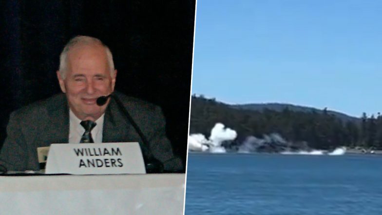 William Anders Dies: US Astronaut Who Took Famous 'Earthrise' Photo During Apollo 8 Dies After His Plane Crashes Near Seattle (Watch Video)