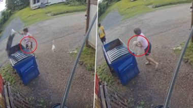 Woman Dumps Puppies in Dustbin VIRAL VIDEO: Watch Heartbreaking Clip of Louisiana Woman Ruthlessly Dumping Small Dogs Into a Dustbin, Gets Booked for Animal Cruelty