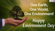 World Environment Day 2024 HD Images and Wallpapers for Free Download Online: Share Messages, Quotes, Greetings and Wishes To Celebrate the Day