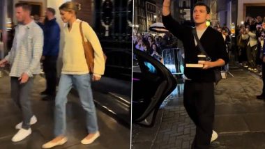 Zendaya and Tom Holland Spotted Leaving Duke of York’s Theatre Together (Watch Video)