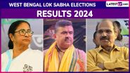 West Bengal Lok Sabha Elections 2024: TMC Leading on 23, BJP on 13 in Early Trends as Counting of Votes Continues