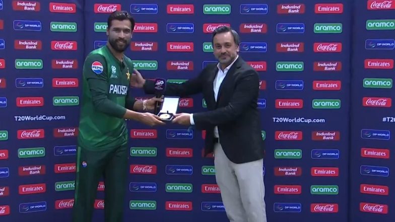 Mohammad Amir Wins Man of the Match Award in Pakistan vs Canada ICC T20 World Cup 2024 Group A Match