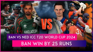 BAN vs NED ICC T20 World Cup 2024 Stat Highlights: Shakib Al Hasan, Rishad Hossain Help Bangladesh Edge Closer To Super Eight Stage