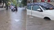 Gujarat Rains: Heavy Rains in Many Areas; Palsana in Surat Receives Over 150 MM Rainfall in 10 Hours (Watch Videos)