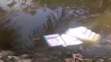 Jaynagar Lok Sabha Election 2024: Mob Loots EVM, Throws VVPAT Machine in Pond in South 24 Paraganas (Watch Video)