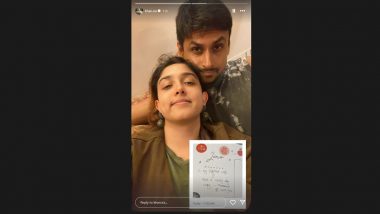 Ira Khan Posts Adorable Selfie and Love Note From Husband Nupur Shikhare (View Pic)