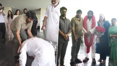 Pawan Kalyan’s Grand Welcome by Brother Chiranjeevi After Andhra Pradesh Election Triumph (Watch Video)