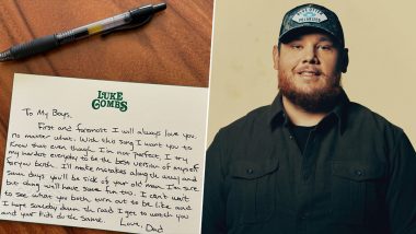 ‘The Man He Sees in Me’: Luke Combs Dedicates New Single and ‘Fathers & Sons’ Album to His Sons (View Pics)