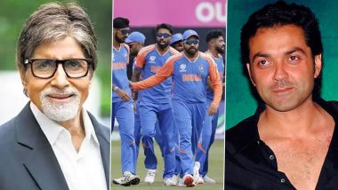 Amitabh Bachchan, Bobby Deol, and More Celebrities Shower Team India With Congratulations for T20 WC Victory Against Pakistan