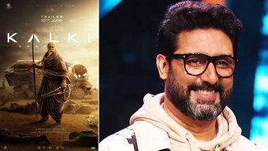 Abhishek Bachchan Praises His Father Amitabh Bachchan’s Kalki 2898 AD Trailer As ‘MindBlowing’ (Watch Video)