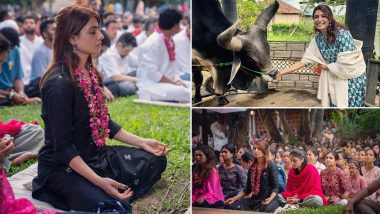 Samantha Ruth Prabhu Visits Sadhguru’s Isha Foundation, Shares Meditation Moments (View Pics)