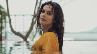 Taapsee Pannu Dazzles in Wet Look on Phir Aayi Hasseen Dillruba Set; Check Out Pictures!