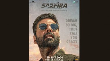 Sarfira: Akshay Kumar Rocks Bearded Avatar in First-Look Poster, Trailer to Be Out on June 18 (View Pic)