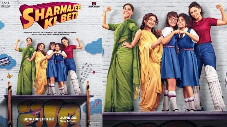 Sharmajee Ki Beti: Saiyami Kher, Sakshi Tanwar, Divya Dutta Star in Tahira Kashyap Khurrana’s Upcoming Film Set to Premiere on Prime Video on June 28 (View Poster)