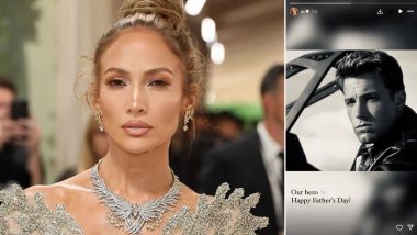 Jennifer Lopez Calls Ben Affleck ‘Our Hero’ on Father’s Day Amidst Divorce Rumours (View Pic)