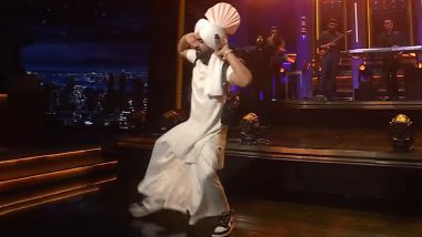 Diljit Dosanjh Sets Stage on Fire With Electrifying Bhangra Performance on The Tonight Show Starring Jimmy Fallon (Watch Video)