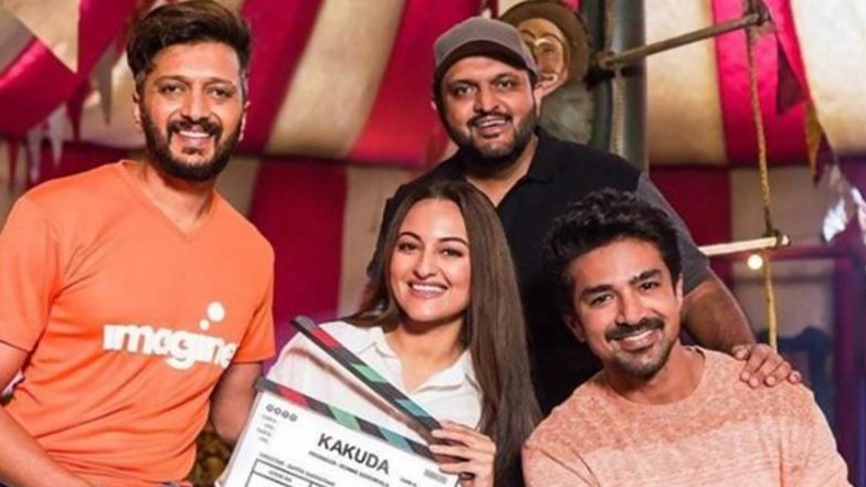 Kakuda: Sonakshi Sinha, Riteish Deshmukh, and Saqib Saleem Lead in Aditya Sarpotdar’s Upcoming Horror-Comedy (Watch Video)