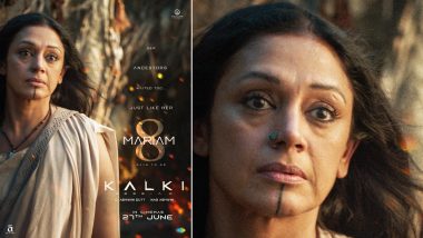 Kalki 2898 AD: Malayalam Star Shobana's Enigmatic Look Unveiled in Nag Ashwin's Sci-Fi Epic (View Poster)