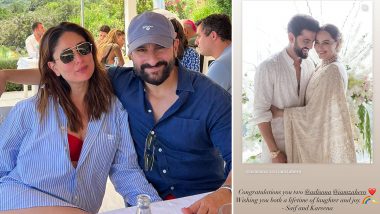 Kareena Kapoor Khan and Saif Ali Khan Extend Warm Wishes to Newlyweds Sonakshi Sinha and Zaheer Iqbal (View Pic)