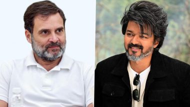 Rahul Gandhi Elected Leader of Opposition: Thalapathy Vijay Sends Congratulations, Says ‘My Best Wishes to Serve the People of Our Nation’