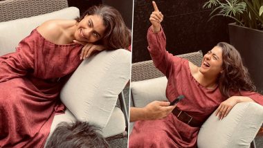 Kajol Shares Adorable Photos in Oversized Dress, Actress Writes ‘Just Me and My Face’ (View Pics)