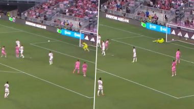 Lionel Messi Goal Video: Watch Inter Miami Star Score Following Assist from Jordi Alba Against St Louis City SC in MLS 2024